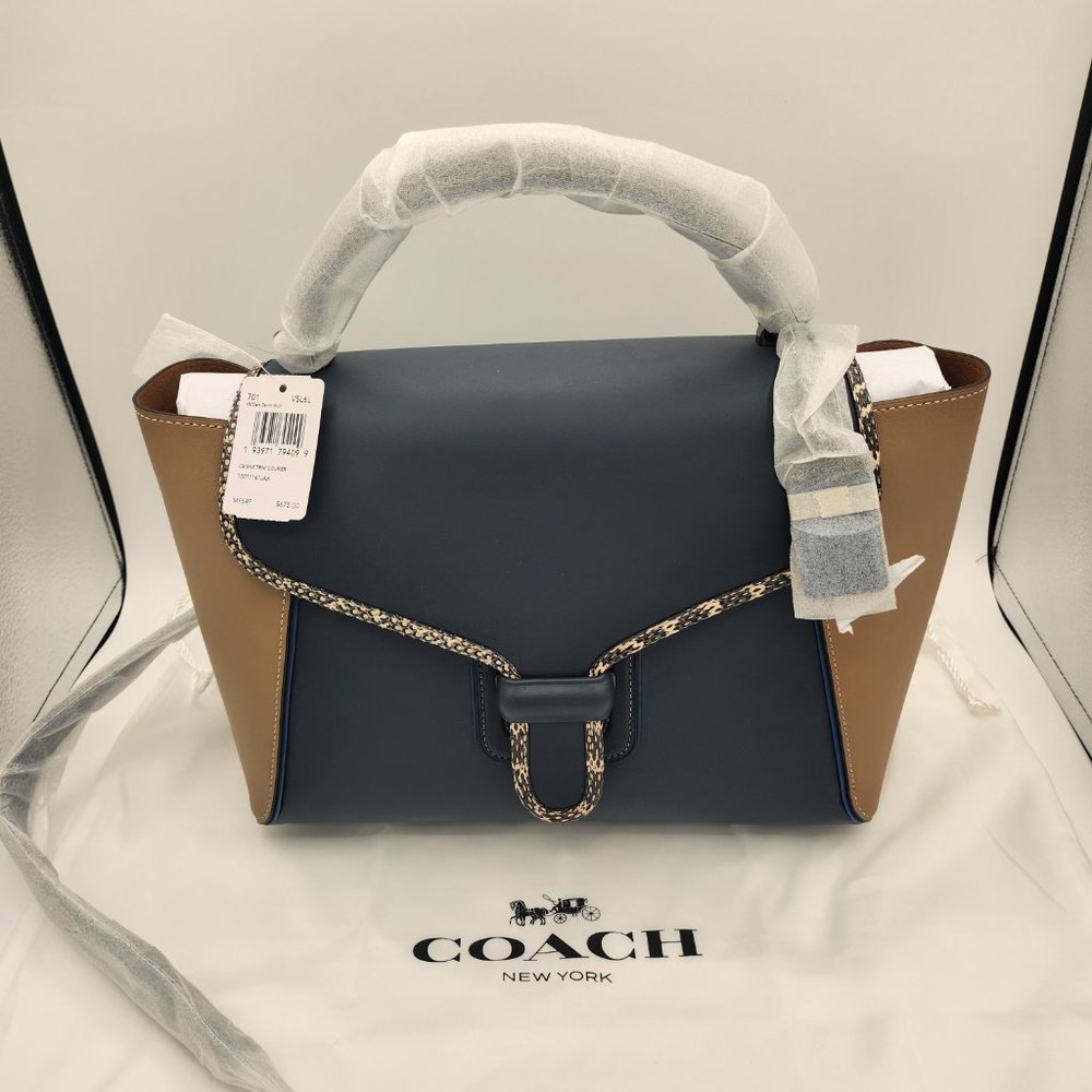 Coach Courier Carryall, Dark Denim Multi
